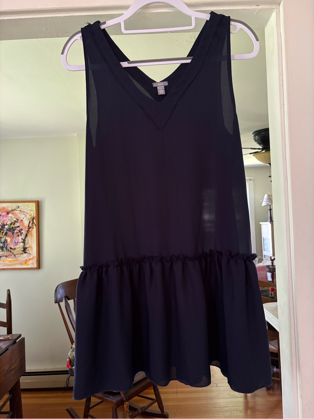 Aerie sleeveless drop waist mini dress peplum tunic. Size XS.